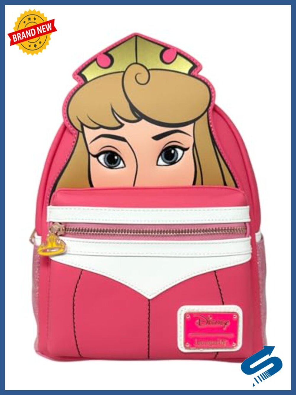 Disney Sleeping Beauty Cosplay Double Strap Shoulder Bag Purse